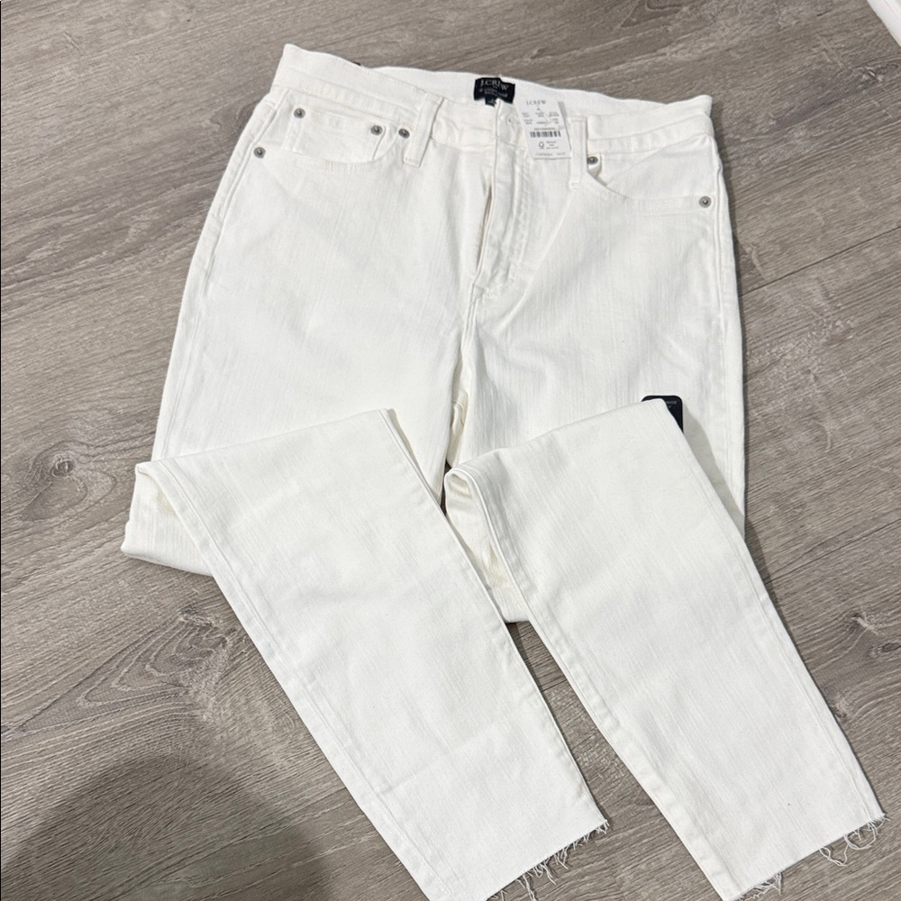 J. Crew Off-White Denim Pants